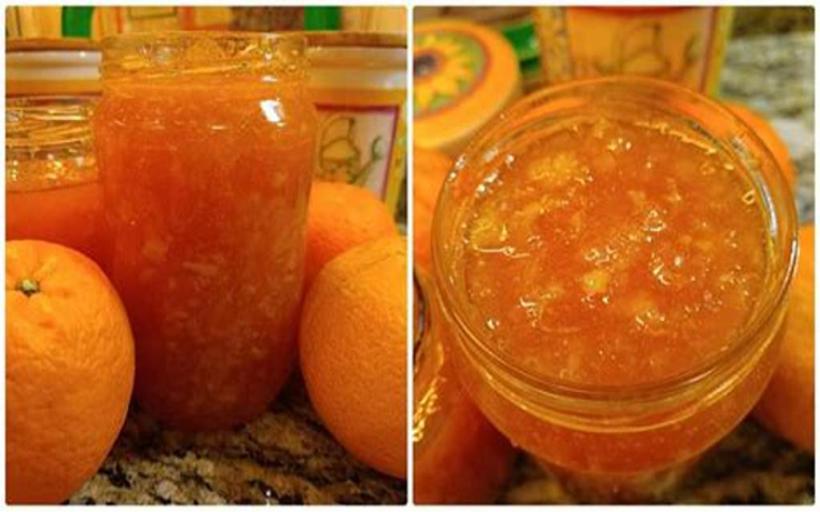 Pekmezli Portakal Reçeli Tarifi ve Malzemeleri